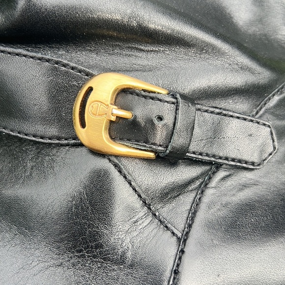 ETIENNE AIGNER black leather boots - Picture 2 of 5